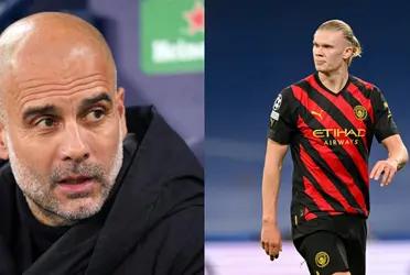 El entrenador español habló luego del partido sobre su delantero.