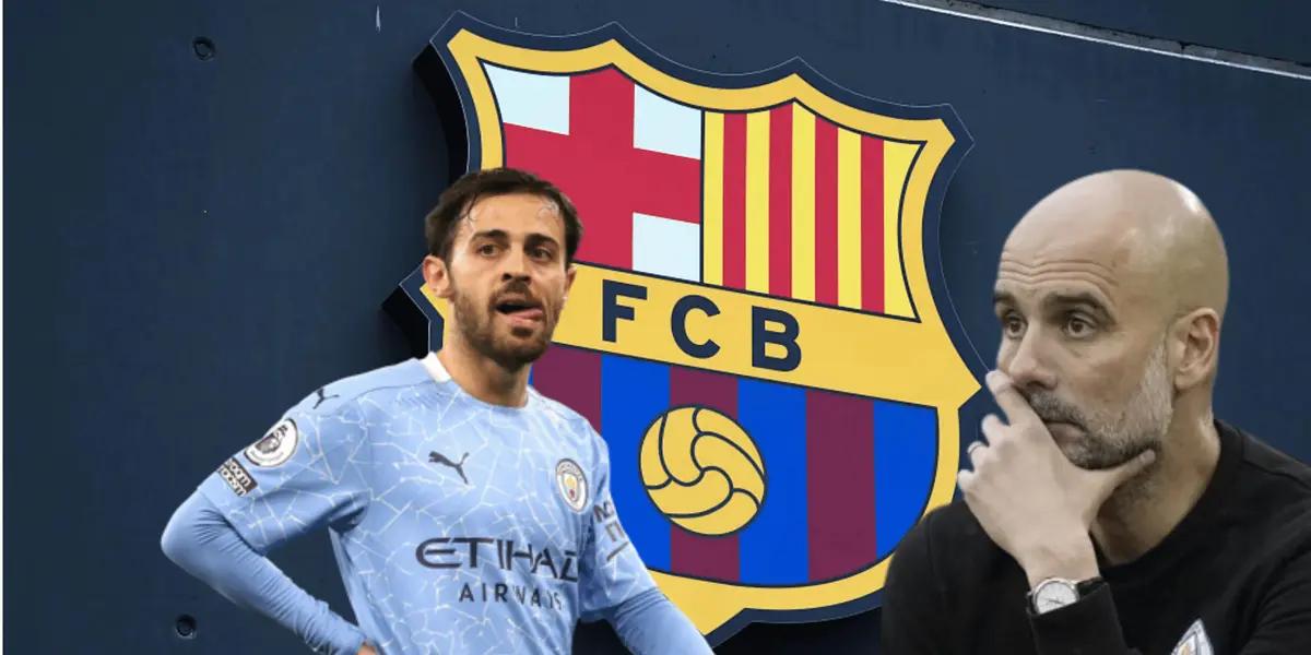 El entrenador español se refirió a la oferta que le presentaría el Barcelona al City.