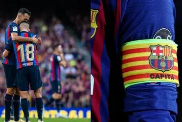 El entrenador español tuvo que decidir un nuevo portador del brazalete.