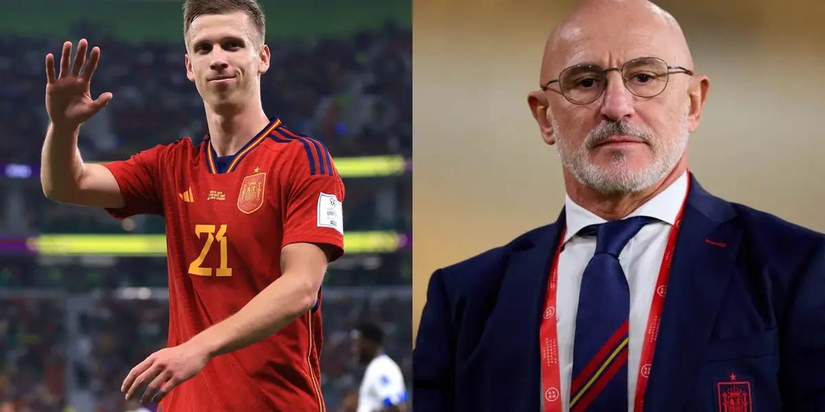 El entrenador español vivió el primer gol de sus dirigidos ante Noruega.