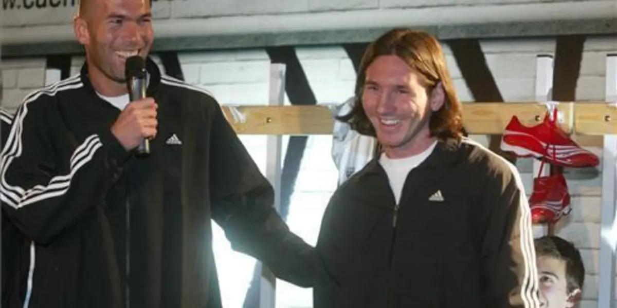 El entrenador francés no dudo en mostrar su afecto hacia el argentino.