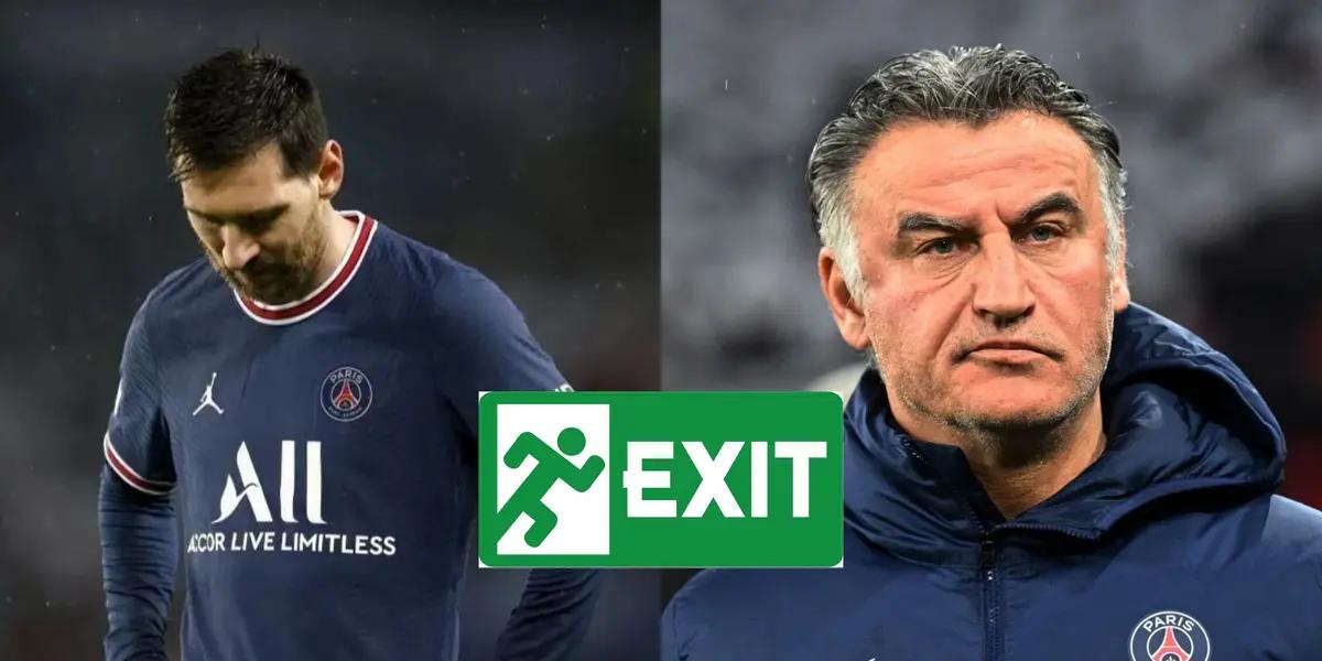 El entrenador francés se pronunció sobre la partida del argentino.