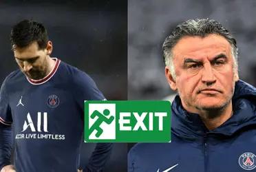 El entrenador francés se pronunció sobre la partida del argentino.