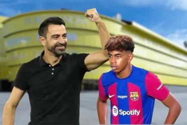 El entrenador habló en zona mixta para Movistar y realizó una gran comparación con la actualidad de la nueva estrella blaugrana.