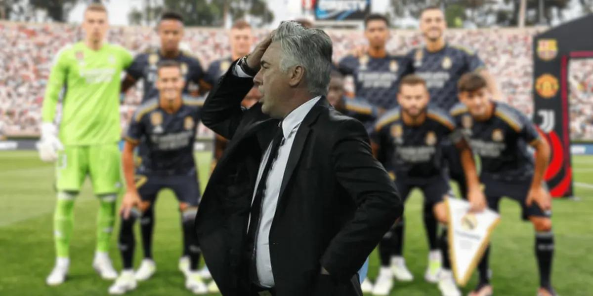 El entrenador italiano encontró responsables en la caída del Madrid.