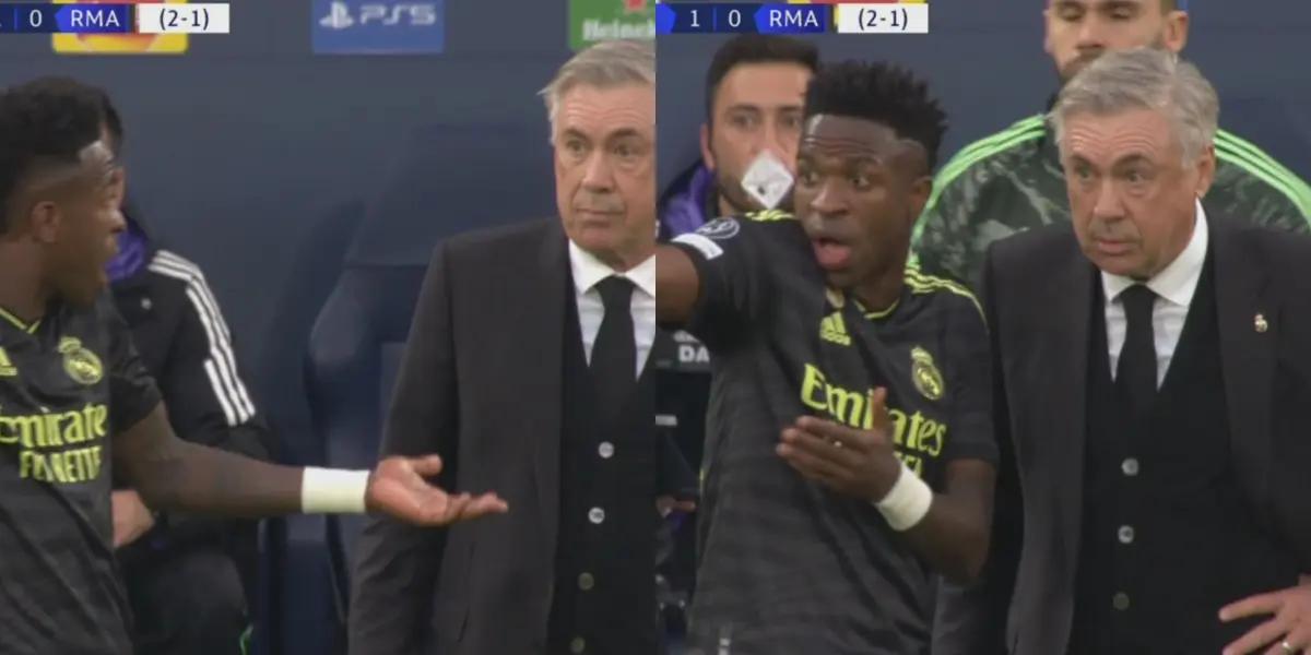 El entrenador italiano no encuentra respuestas en el primer tiempo.