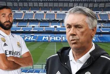 El entrenador italiano habló en la rueda de prensa sobre el francés.