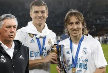 El entrenador italiano habló sobre los dos históricos del Madrid.