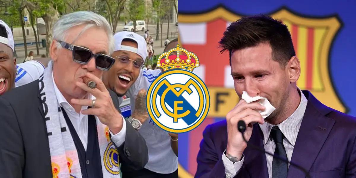 El entrenador italiano hizo historia e igualó a Messi, quien salió del Barcelona para jugar en el PSG