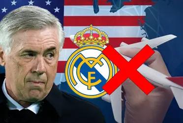 El entrenador italiano le comunicó que no viajaría a la gira de Estados Unidos.