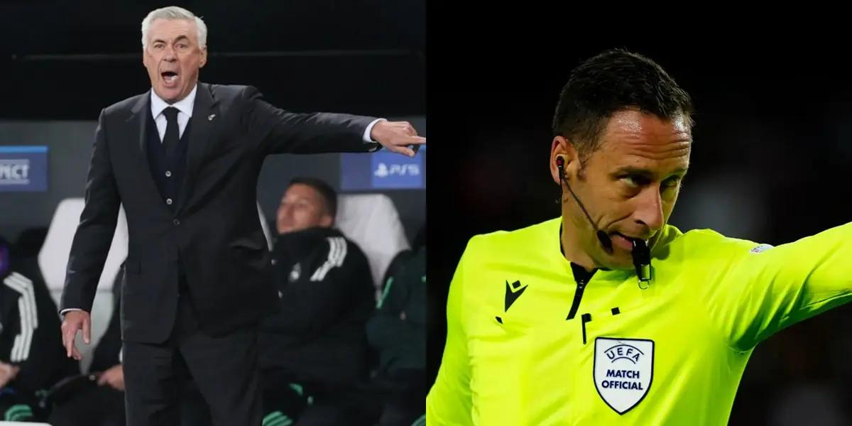 El entrenador italiano se quejó con razón sobre lo que hizo el juez.