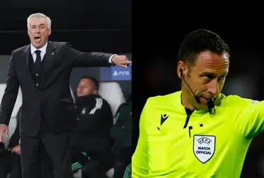 El entrenador italiano se quejó con razón sobre lo que hizo el juez.