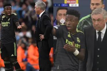 El entrenador italiano y el crack brasileño tuvieron una discusión acalorada.