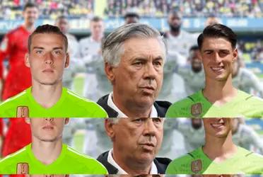 El entrenador italiano ya tomó la decisión de quién será el titular entre Andriy Lunin y Kepa Arrizabalaga contra el Almería.