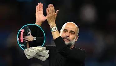 El entrenador lució este impactante reloj en el Santiago Bernabéu frente al Madrid.