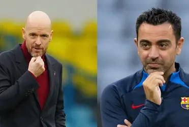 El entrenador neerlandés no quiere que Xavi analice a su defensor, pensando a futuro.