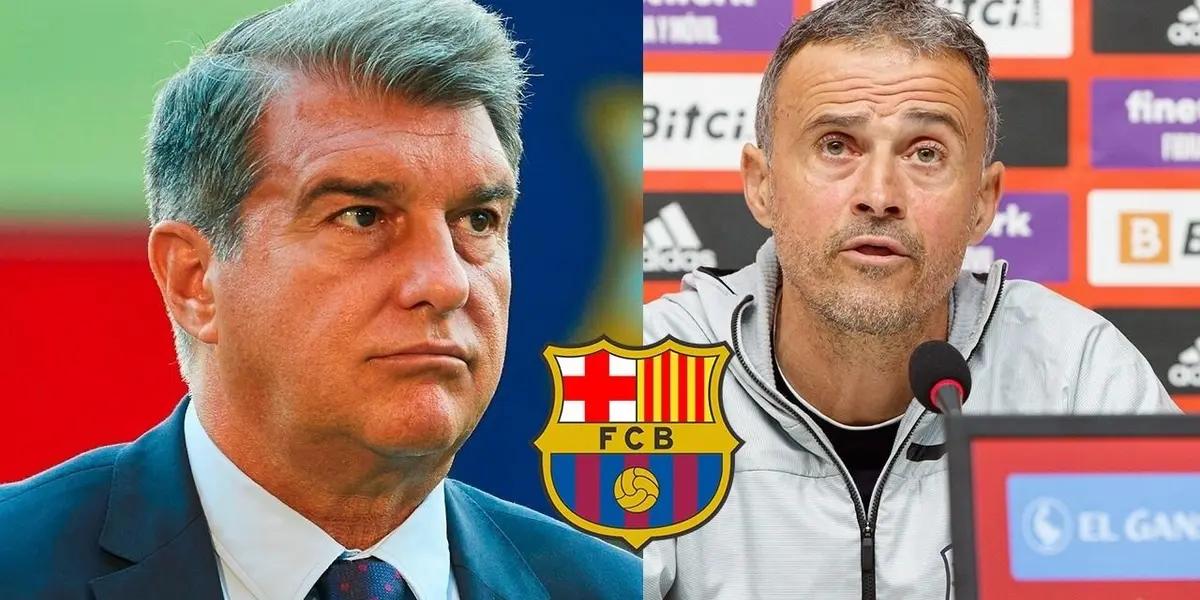 El entrenador se refirió a un futbolista del FC Barcelona, y dejó un enigmático mensaje que suena como un "palo" a la directiva culé, que todavía no define la renovación del jugador.