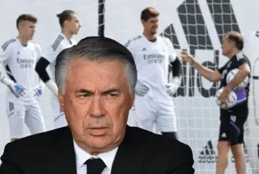 El entrenamiento de los dirigidos por Carlo Ancelotti tuvo polémica.