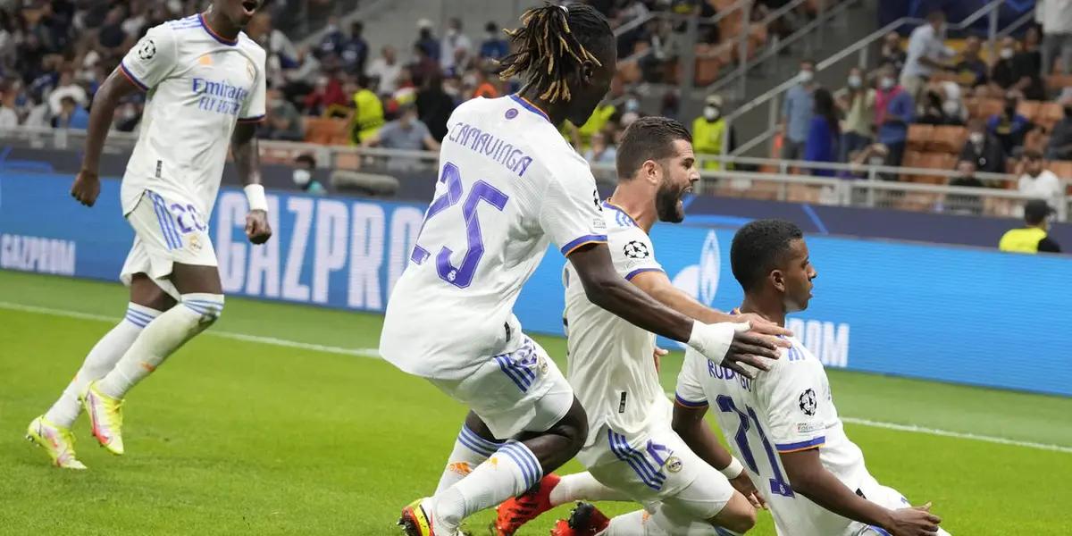 El equipo de Ancelotti celebró un gol sobre la hora que lo impulsó en la cima del Grupo D por la Champions League. De manera agónica ganó un partido duro en casa de Inter de Milán, en el estreno de la competición.
