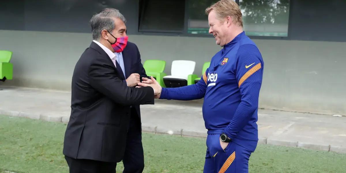 El equipo azulgrana no encuentra el camino, sigue perdiendo, por el parece que su situación no va a cambiar y para rematar, el presidente del club decide seguir teniendo a Ronald Koeman en el equipo a pesar de que los resultados no se dan y el Barcelona juega mal. En esta nota verás porque Joan Laporta decide continuar con el proyecto de Koeman y no destituirlo.