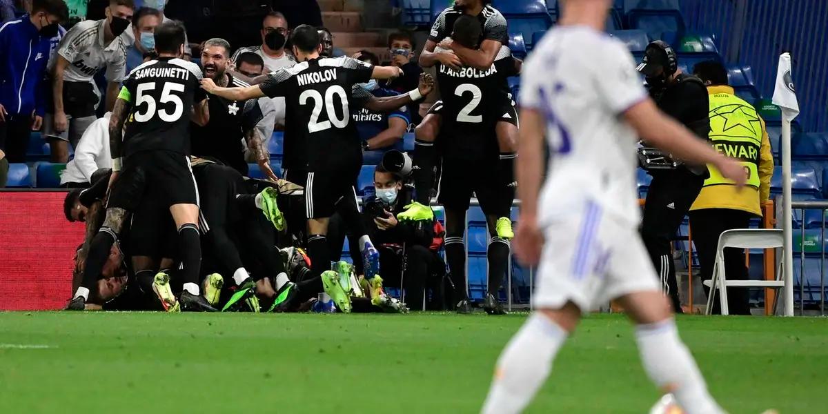 El equipo de Carlo Ancelotti no pudo vencer al "debil" equipo de Moldavia, en un partido historico los merengues perdieron su segundo partido en la fase de grupos de la Champions League.