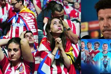 El equipo colchonero perdió a uno de los mejores futbolistas del planeta.