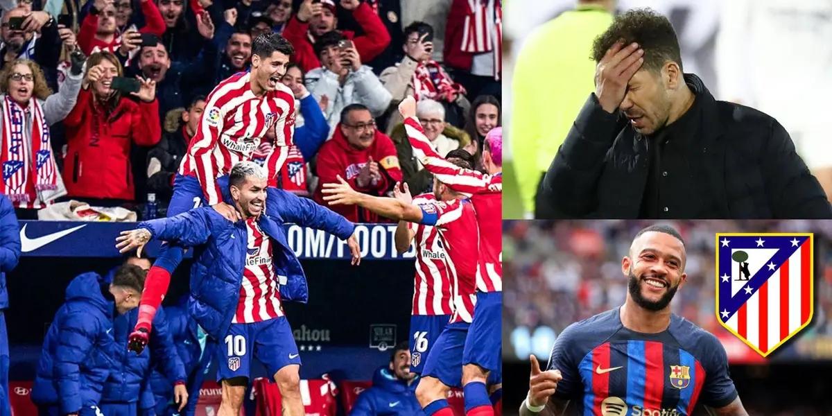 El equipo colchonero no puedo sacar gran ventaja ante uno de los coleros de la liga española.