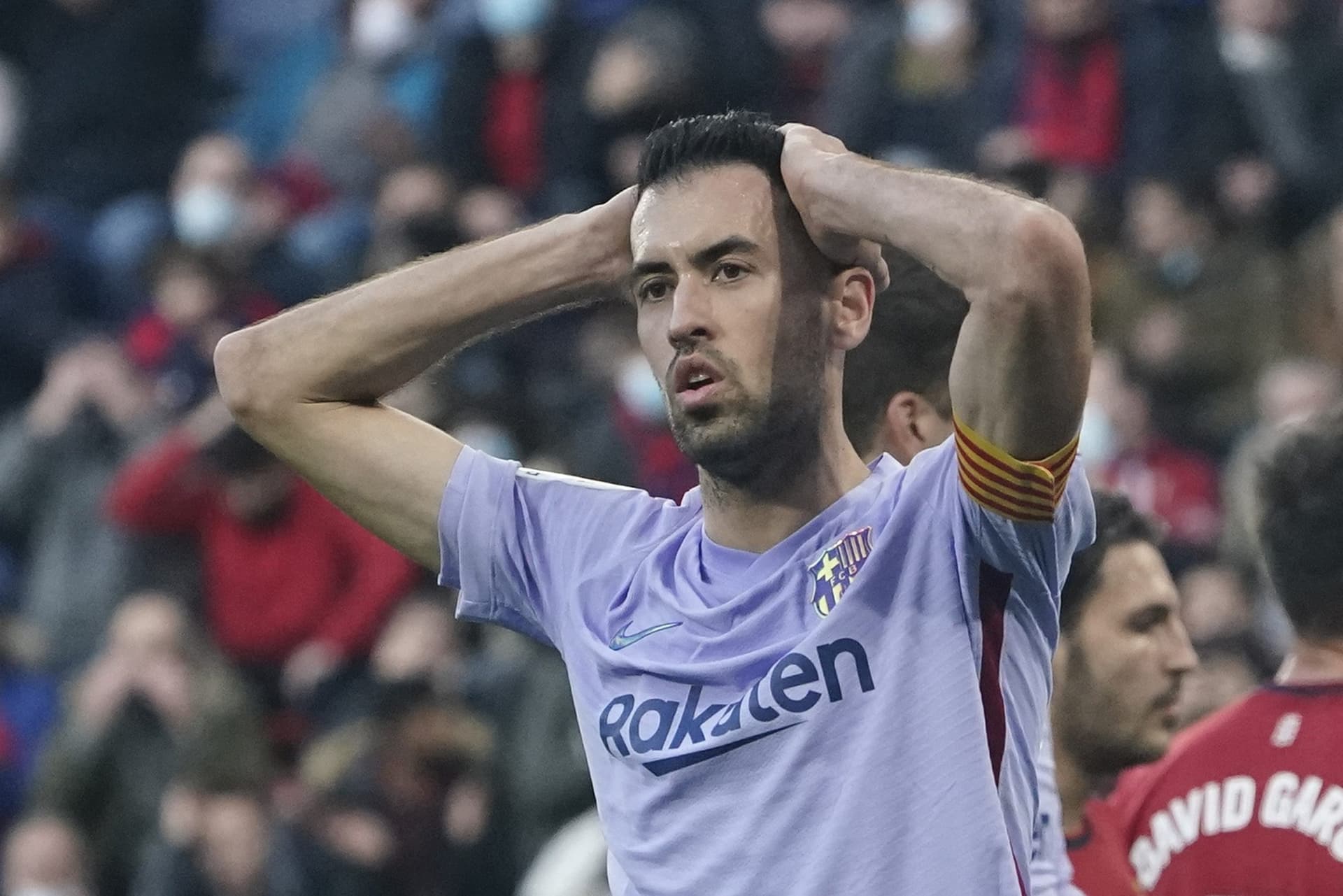 El equipo culé empató a dos frente al Osasuna por la jornada 16 de LaLiga, marcando su peor arranque de campeonato la temporada 2003/04.
