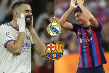 El equipo culé está dando un show en la final del trofeo Joan Gamper y el delantero polaco es la gran figura del encuentro.