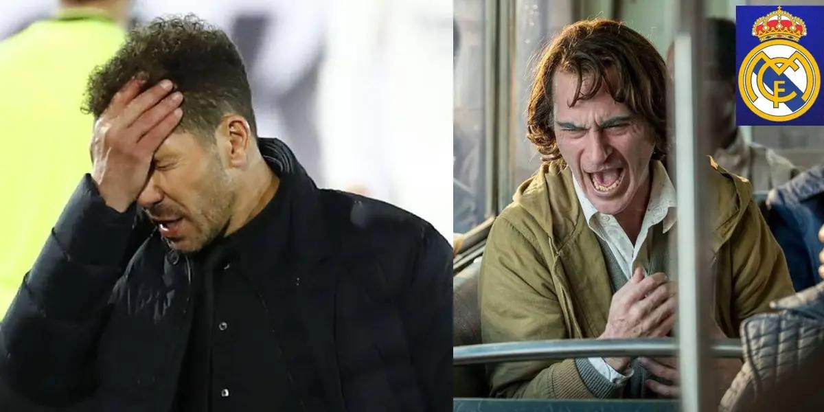 El equipo de Diego Simeone padeció la ofensiva del Real Madrid.