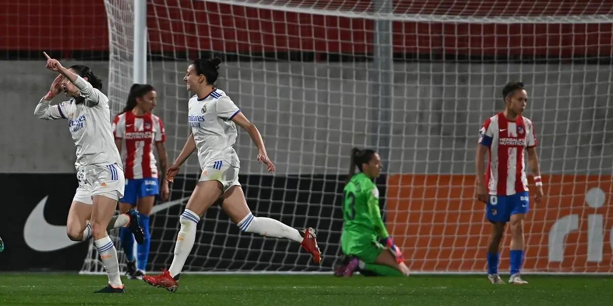 El equipo merengue no para de ganar. El Real Madrid Femenino venciò al Atlético Madrid Femenino y sigue escalando posiciones en LaLiga Iberdrola.
