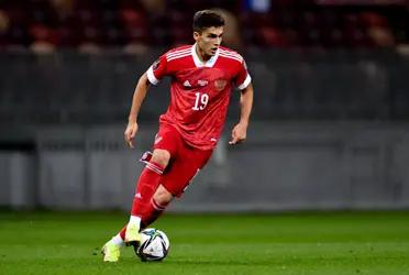 El equipo merengue intenta asegurar su plantel con miras al futuro y quiere quedarse con los servicios del volante de 18 años, Arsen Zakharyan.