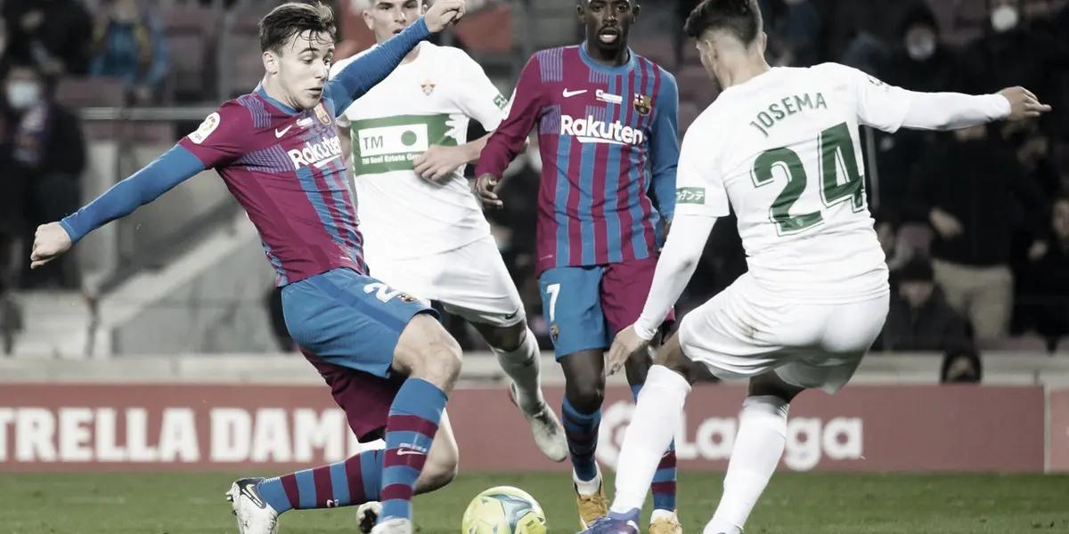 El equipo de Xavi Hernández visia a Elche en la búsqueda por seguir hilvanando resultados positivos. El Barcelona quiere aegurarse en la zona de clasificación a Champion.