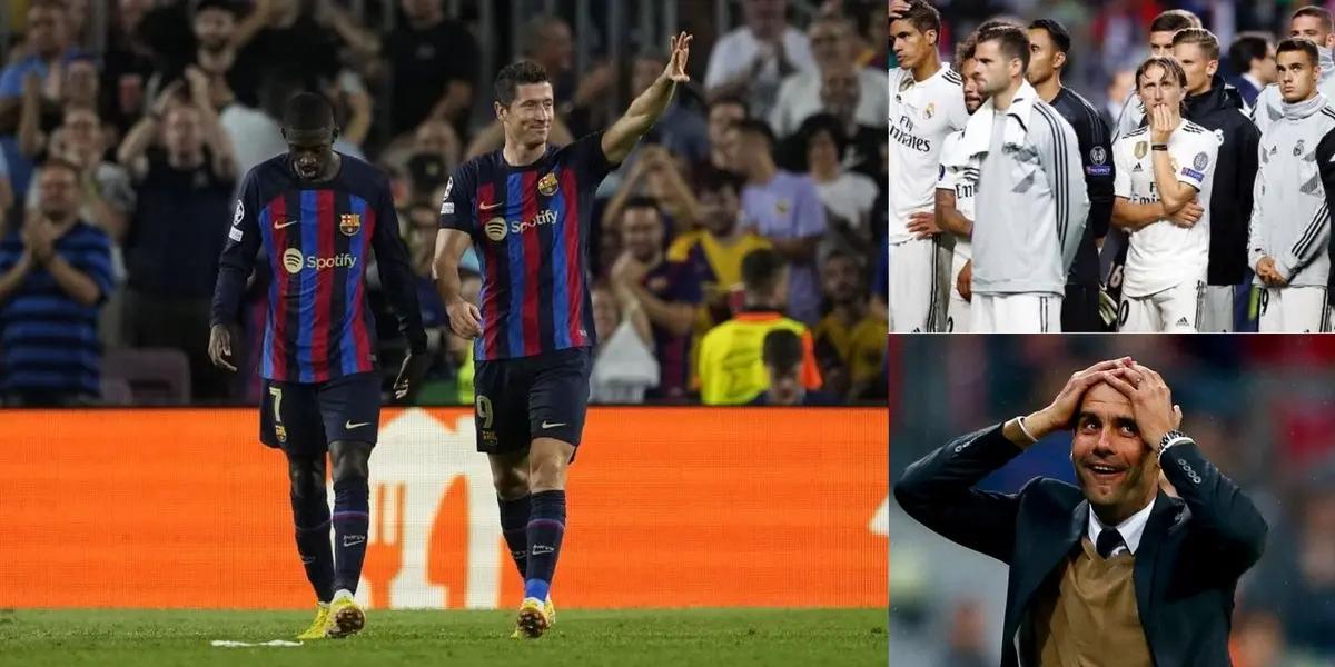 El equipo de Xavi quiere aplastar a los merengues.