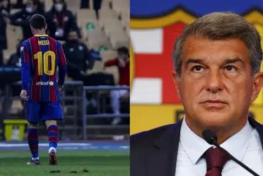 El ex azulgrana no tuvo un buen paso como entrenador, pero sufrió la partida del ‘10’.