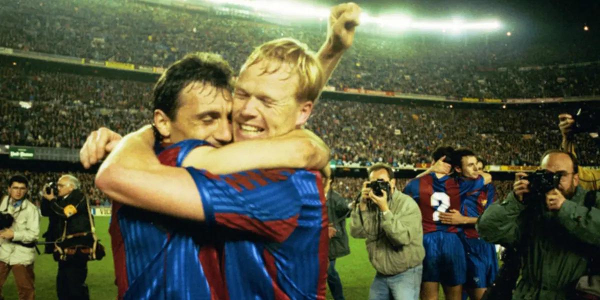 El ex delantero del equipo catalán opinó del entrenador holandés.