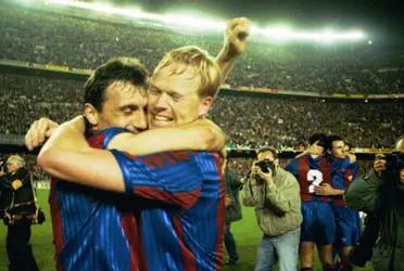 El ex delantero del equipo catalán opinó del entrenador holandés.