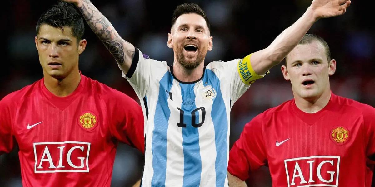 El ex delantero inglés se rindió a los pies del capitán de la Selección Argentina.