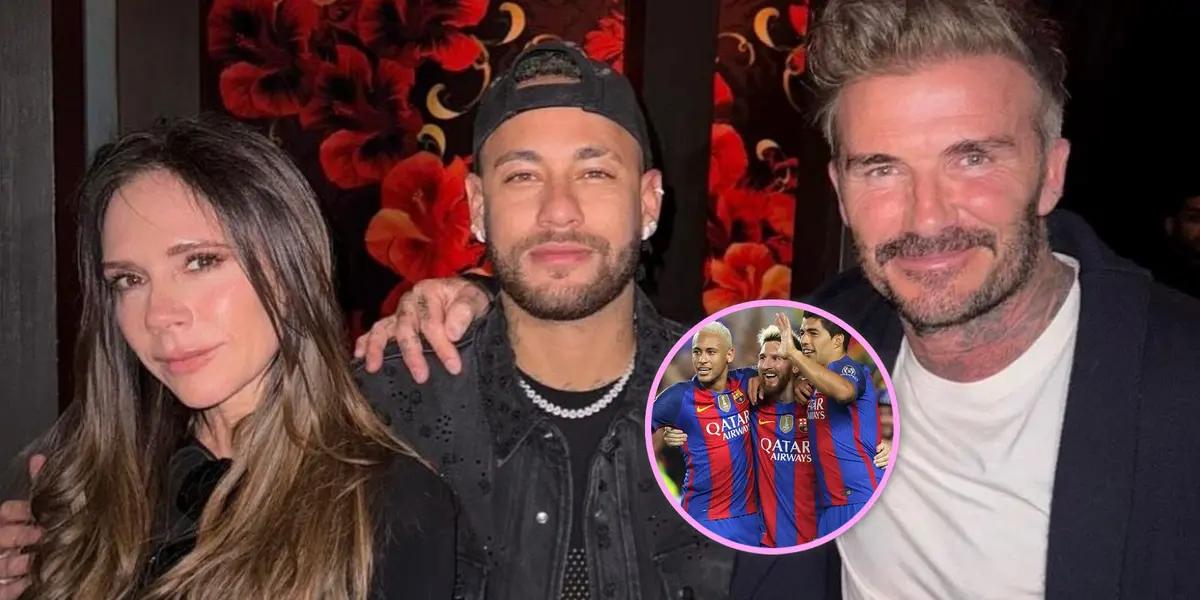 El ex futbolista británico compartió una cena con Neymar y la ilusión de verlo en la MLS creció.