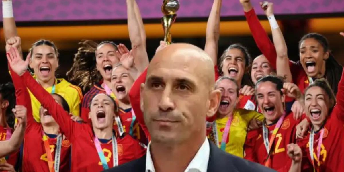 El ex presidente de la RFEF se encuentra inhabilitado por tres años para ejercer cualquier tipo de cargos luego de haber besado a Hermoso, ahora el fútbol femenino celebra otro logro histórico