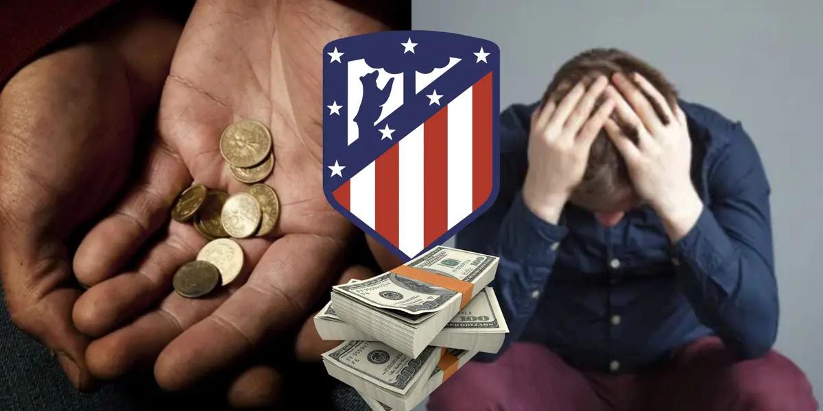 El exjugador colchonero no tuvo una buena gestión de su dinero.