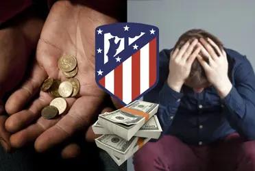 El exjugador colchonero no tuvo una buena gestión de su dinero.