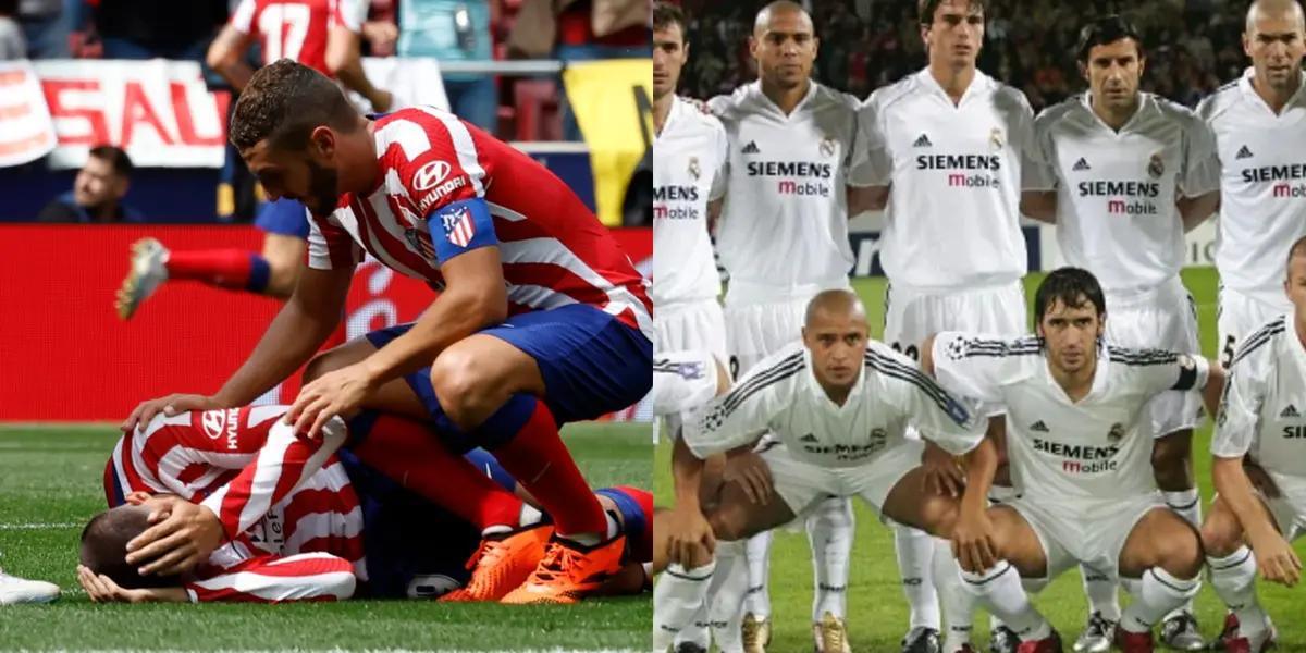 El exjugador no tuvo un buen paso por el equipo colchonero, aunque sí en el Merengue.