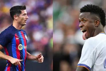 El extremo brasileño y una comparación con el polaco que no favorece al nuevo delantero Culé.