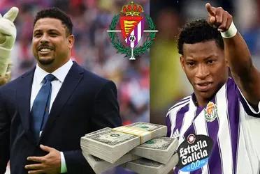 El extremo ecuatoriano está en la mira del presidente del Real Valladolid, quién hizo una enorme inversión en sus condiciones.