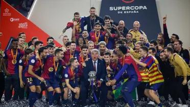 El FC Barcelona expondrá el trofeo ganado ante el Real Madrid antes del partido contra el Betis
