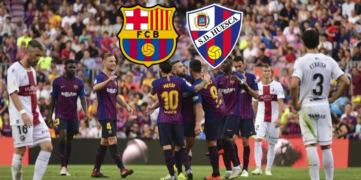 El FC Barcelona y el SD Huesca son los únicos clubes que no han perdido este año, aquí sus estadísticas