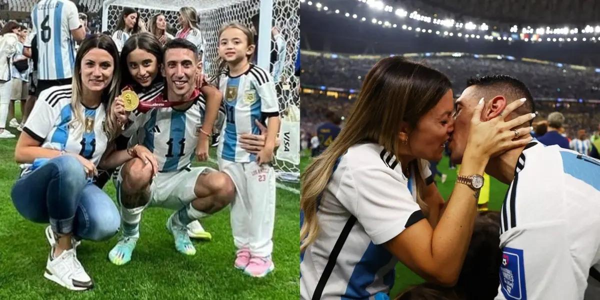 El Fideo le envió un mensaje a Jorgelina Cardoso asegurando que Argentina iba a salir campeón del Mundial de Qatar 2022.