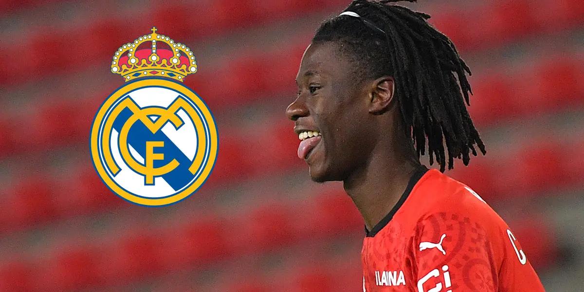 El francés de 18 años, Eduardo Camavinga, es el nuevo refuerzo del Real Madrid, pero lo más sorprendente es que el futbolista apareció anotado en la planilla del filial del equipo merengue apenas llegó.