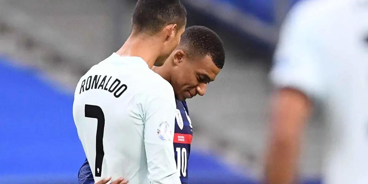 El francés, estrella del PSG, ha demostrado en varias ocasiones su idolatría por el portugués, crack del Manchester United. En esta nota se mostrarán las veces en las que Kylian demostró su fanatismo por el luso.